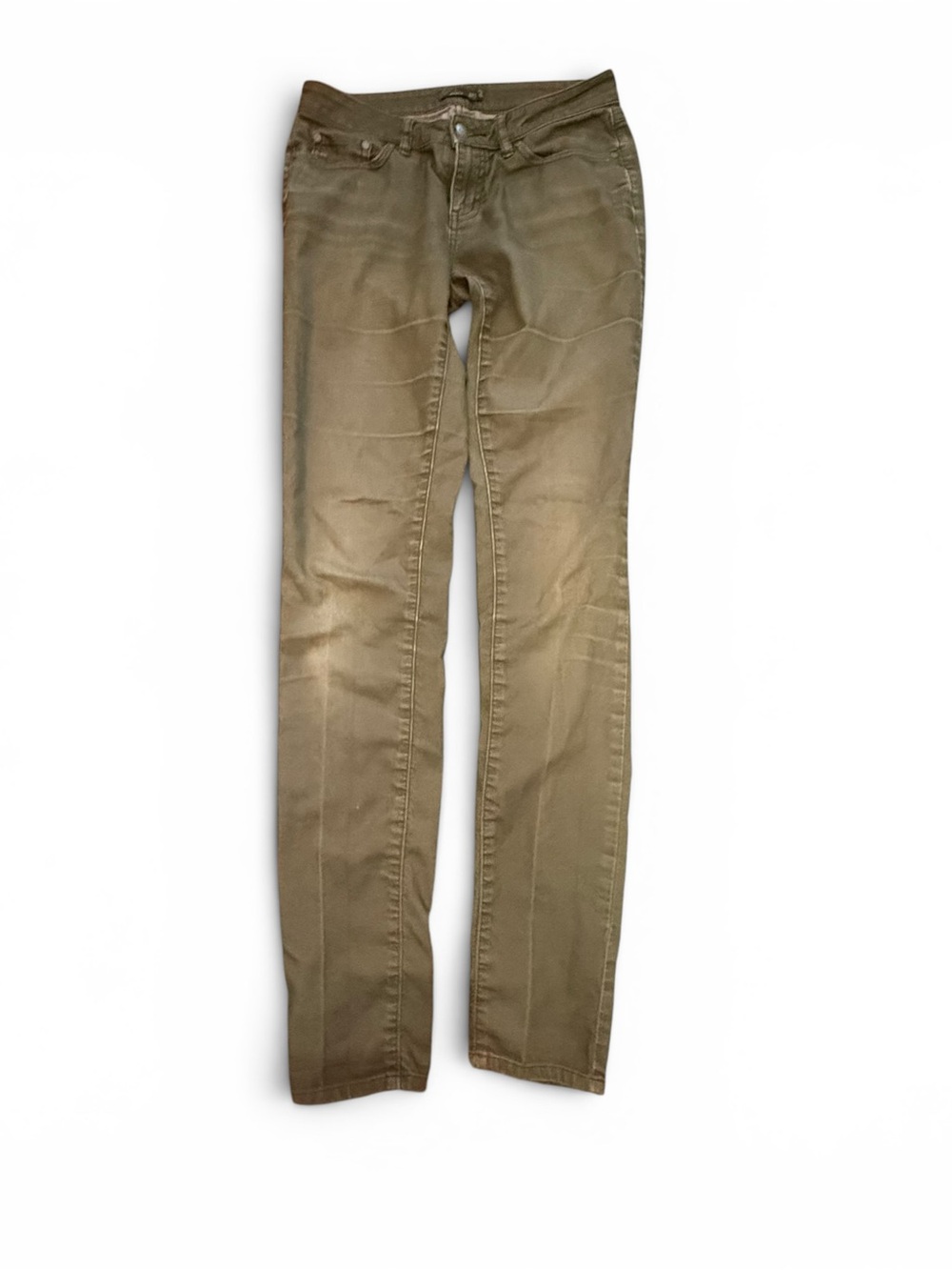 Prana Pants Straight Leg Army Green Size 2
